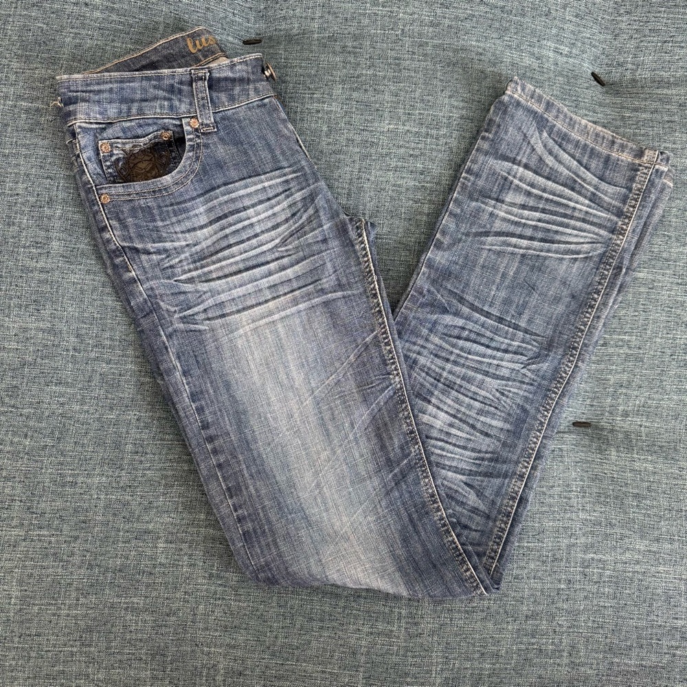 Skull goth Blue Jeans